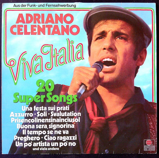 Vinyle Adriano Celentano - Viva Italia - Compilation Ariola