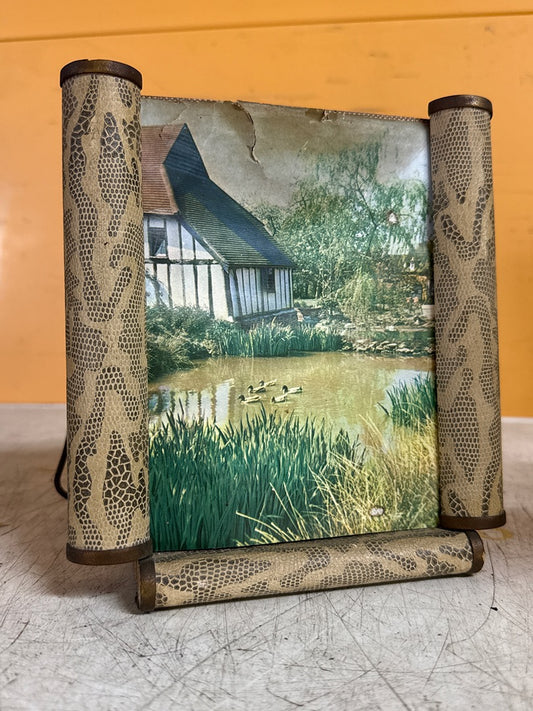 Cadre haut-parleur – Vintage – Objet de décoration – Étang et canards