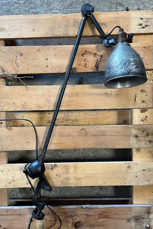 Lampe Gras industrielle étau