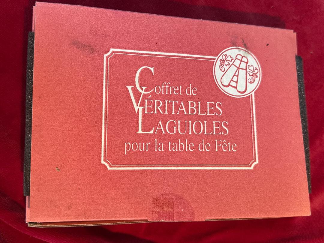 Coffret couteau et tire-bouchon – Laguiole – Arts de la table – Manches crème