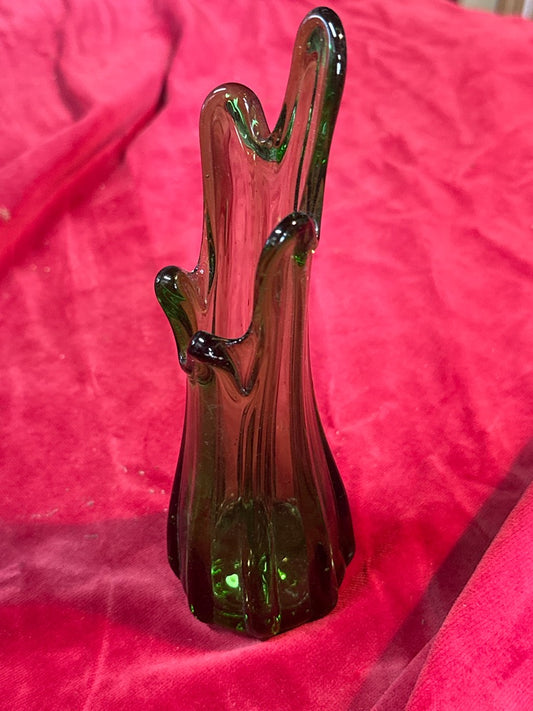 Vase soliflore – Viking Glass – Décoration – Verre vert
