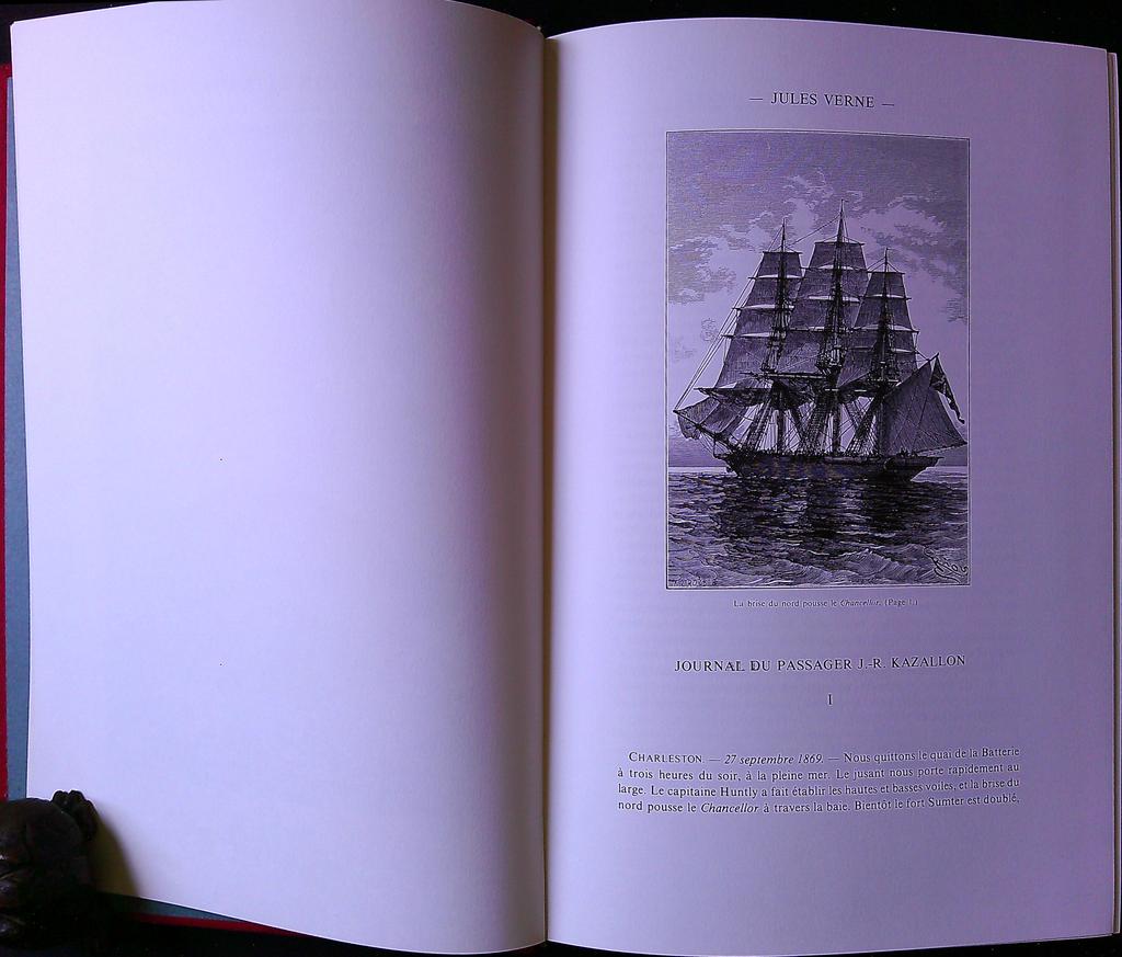 Livre Jules Verne – Le Chancellor – Littérature – Ormeraie