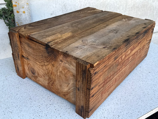 Caisse En Bois – Hénaff – Déco – Vintage Etiquette Vintage