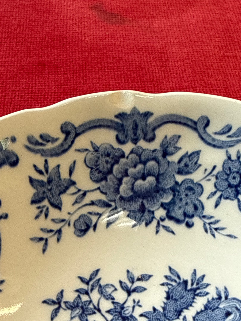Lot de 10 coupelles Ridgway Windsor, décor floral bleu et oiseaux
