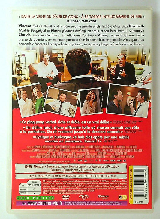Dvd Film Le Prénom avec Patrick Bruel Comédie
