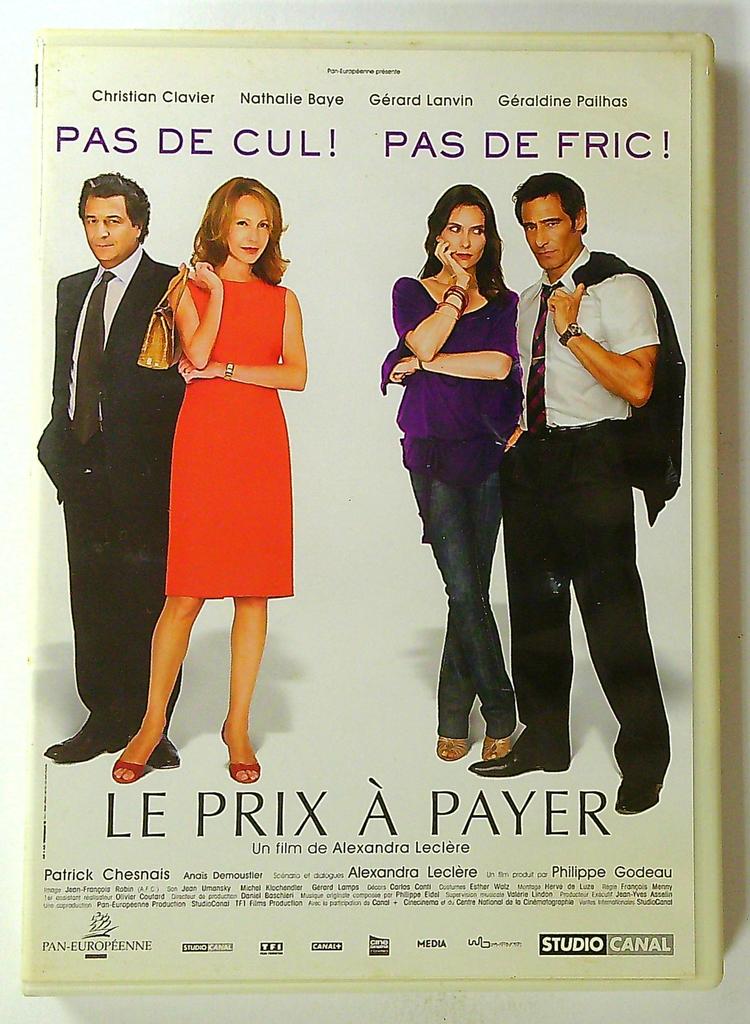 Dvd Le Prix à Payer - Christian Clavier - Alexandra Leclère