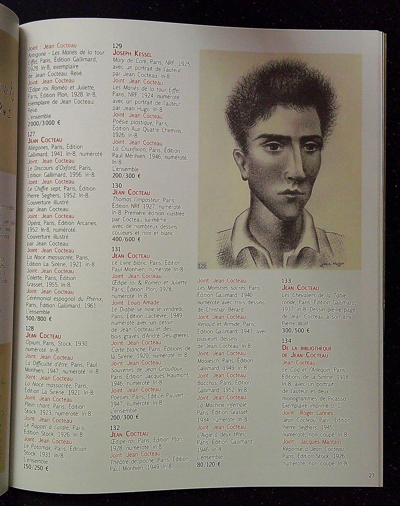 Catalogue – Cocteau Marais – Livre – Arts Talents