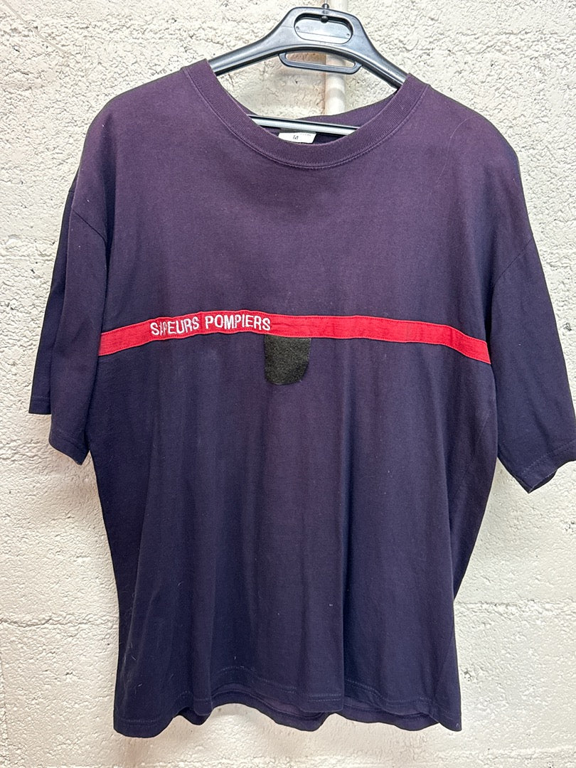 T-shirt Sapeurs Pompiers – Bleu M