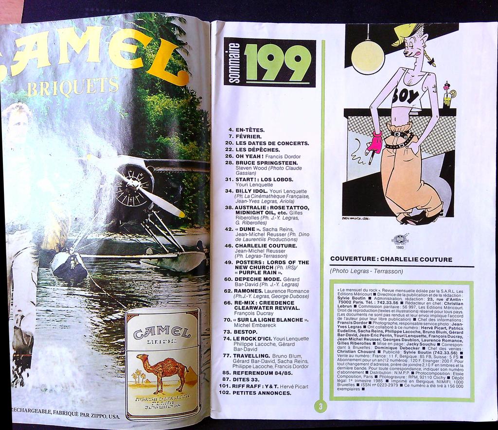 Magazine – Best n°199 – Presse – Charlélie Couture
