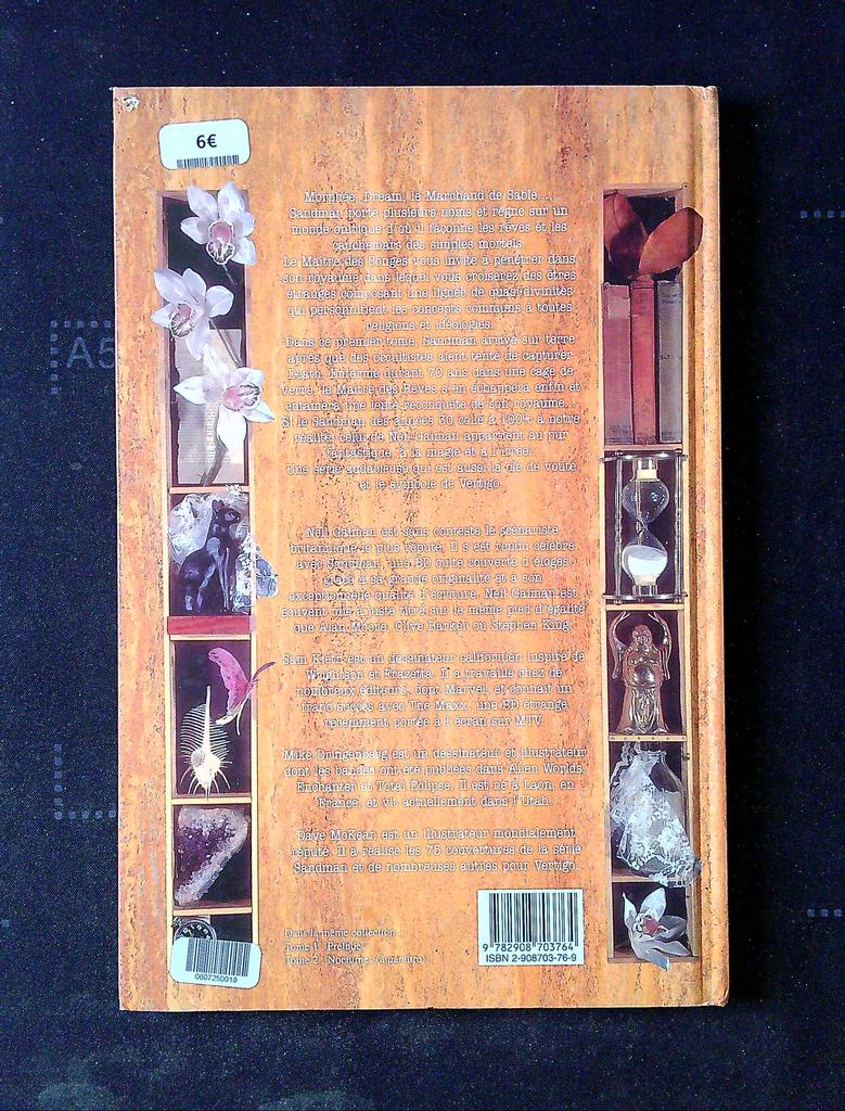 Bande dessinée Sandman Tome 1 Préludes Neil Gaiman