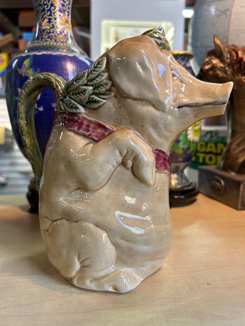 Pichet Barbotine Cochon