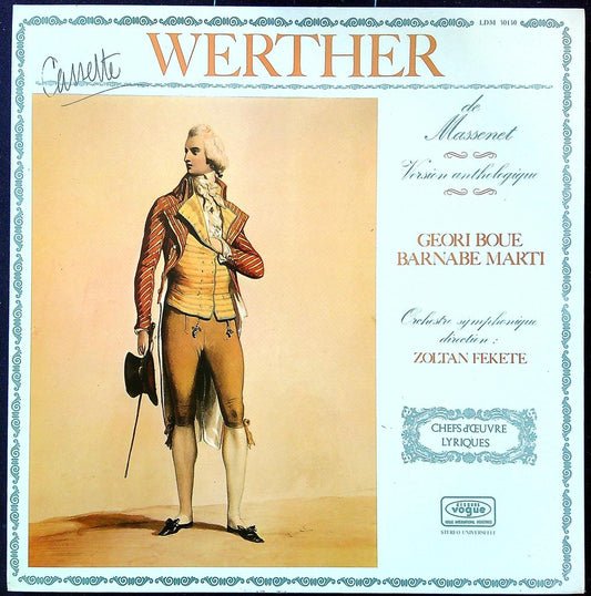 Vinyle – Massenet Werther – Musique – Opera classique