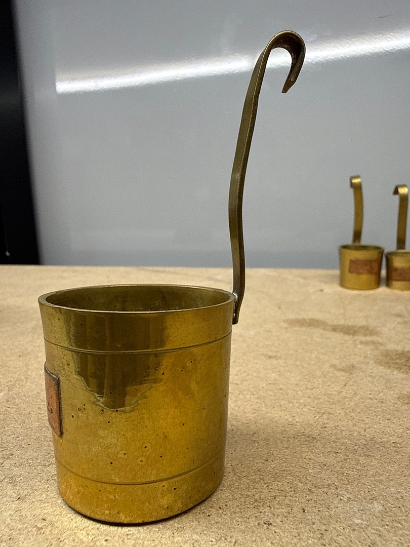 Mesures À Lait – Sans Marque – Cuisine – Set Vintage En Laiton