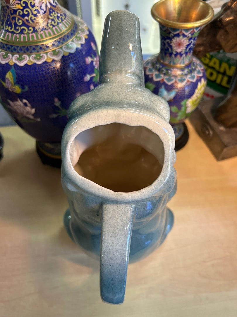 Pichet Barbotine Éléphant Vintage