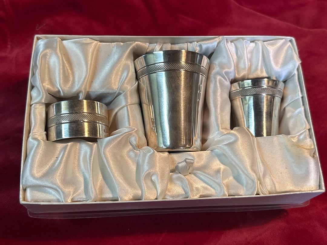Coffret timbales – Orfèvrerie – Arts de la table – Métal argenté
