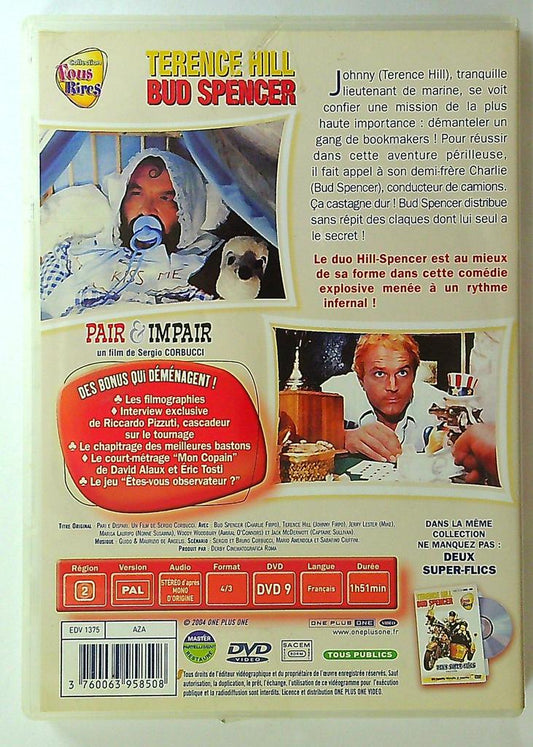 Dvd Pair & Impair Terence Hill Bud Spencer