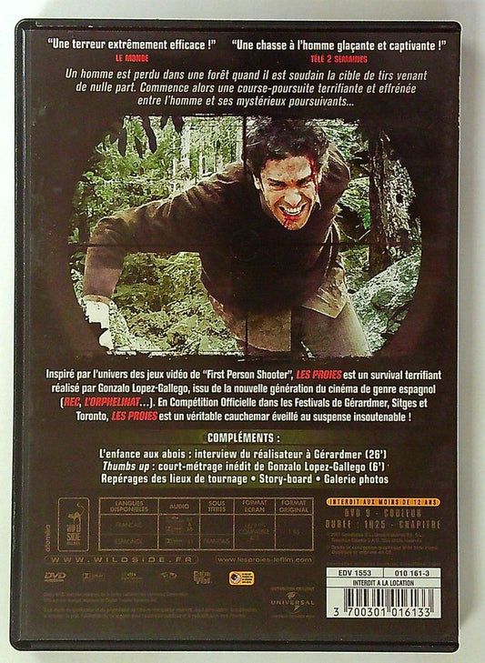 Dvd Les Proies thriller wild Side gonzalo López-gallego