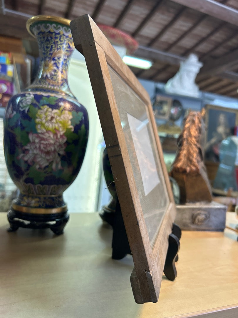 Châssis de tirage – Cadre ancien – Décoration – Bois brut