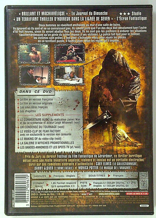 Dvd Saw - Film d'horreur Metropolitan Tf1 Video