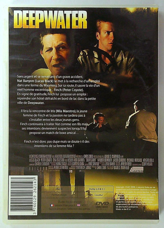 Dvd Deepwater avec Lucas Black Peter Coyote Mia Maestro