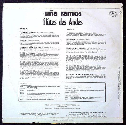 Disque vinyle – Uña Ramos – Vinyle – Flûtes des Andes