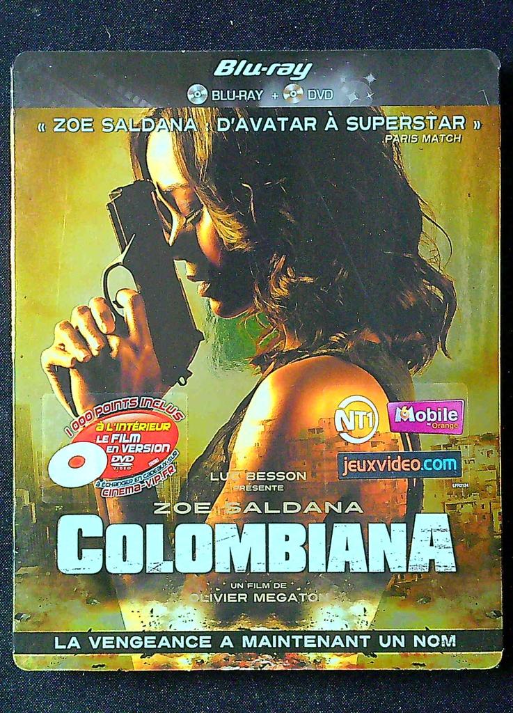 Blu-ray Steelbook Colombiana – Action – Boîtier métal