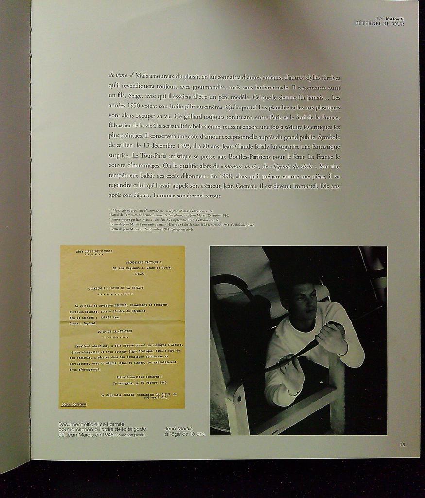 Livre – Jean Marais – Art & Cinéma – Biographie