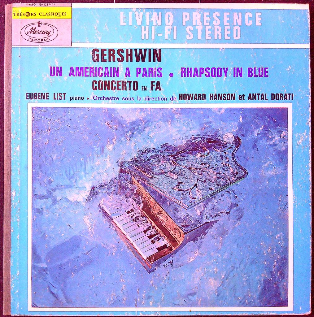 Vinyle 33t – Gershwin – Musique – Living Presence