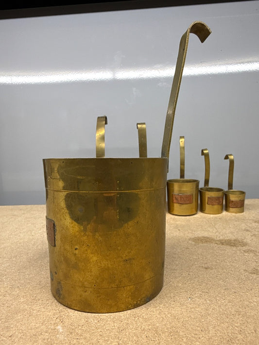 Mesures À Lait – Sans Marque – Cuisine – Set Vintage En Laiton