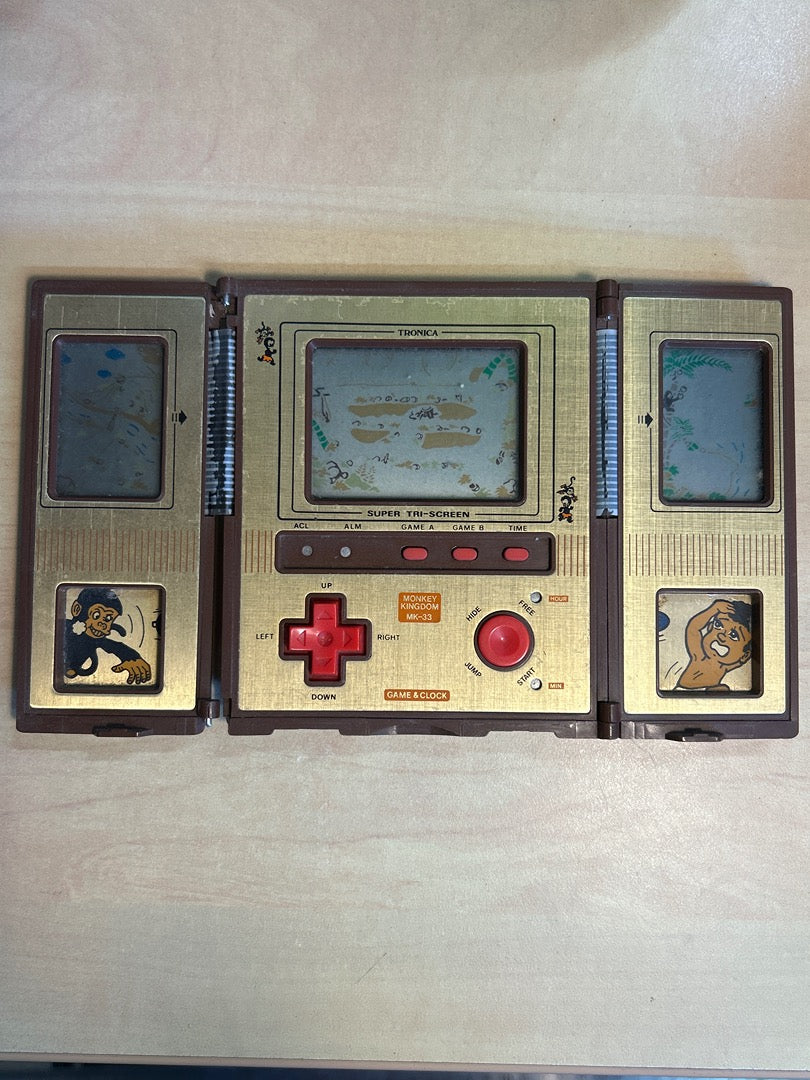 Jeu electronique vintage Tronica Monkey Kingdom Super Tri-screen