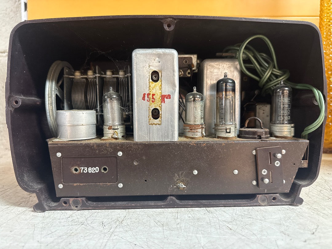 Poste de radio – Radiola – Radios et tuners – Vintage bakélite marron à lampes