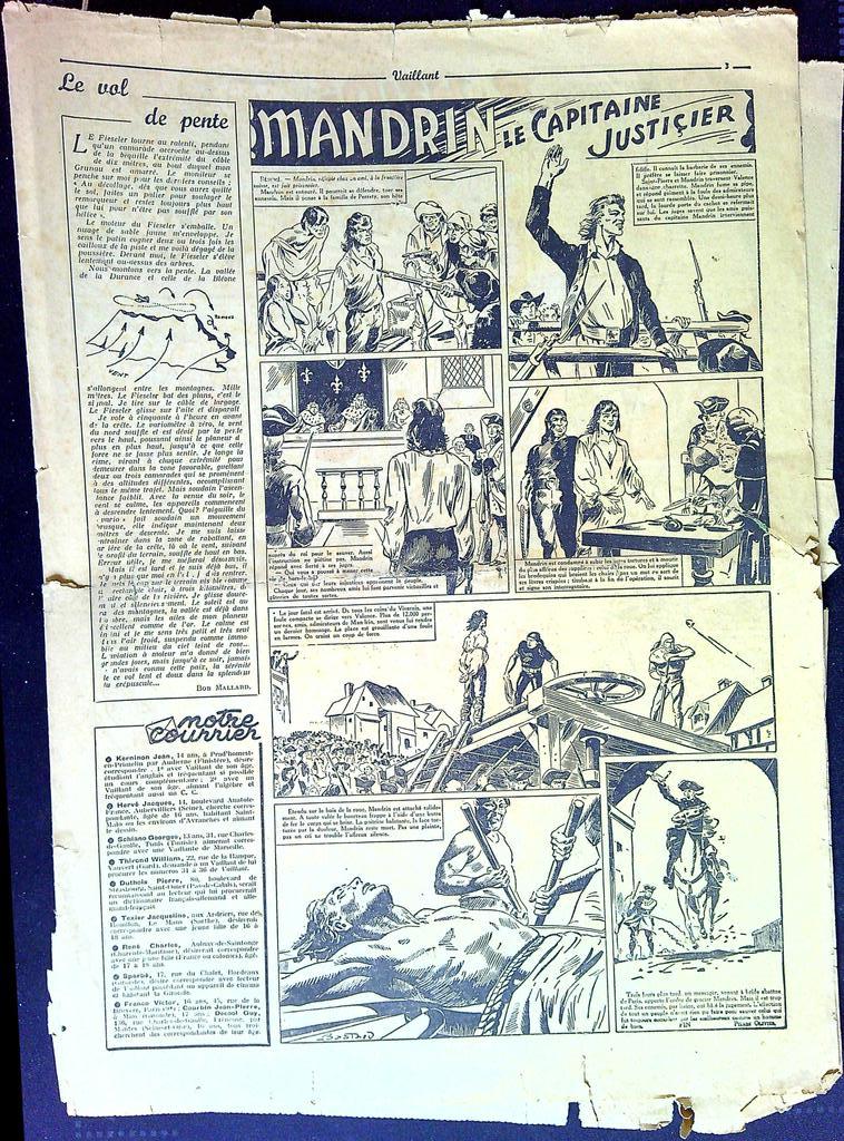 Journal Vaillant – N° 77 - 1946 – Livre illustré ancien