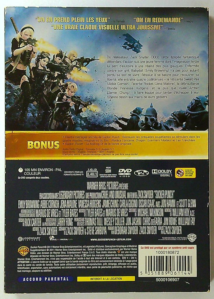 Dvd Sucker Punch Warner Bros