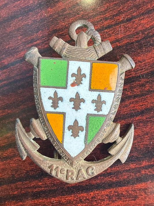 Insigne militaire – Drago Paris – Memorabilia – 11e Rac Régiment