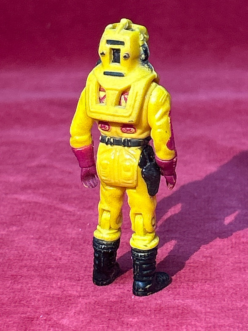 Figurine Mask Brad Turner vintage combinaison jaune et casque