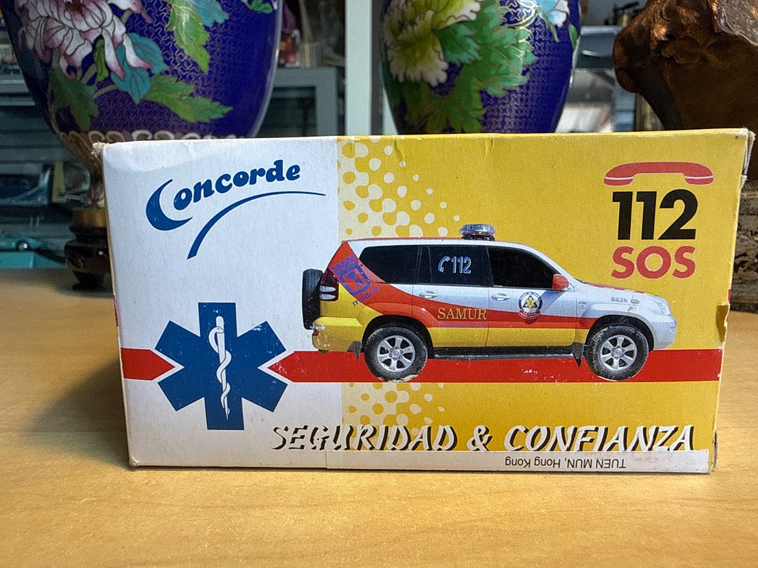 Voiture ambulance – Concorde – Jouets véhicules – Blanche avec boîte