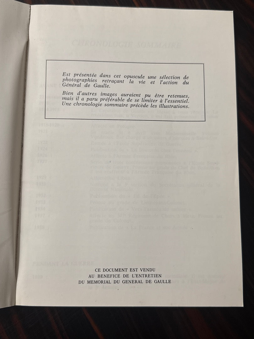 Livre – Images de Charles de Gaulle – Histoire – Édition 1976
