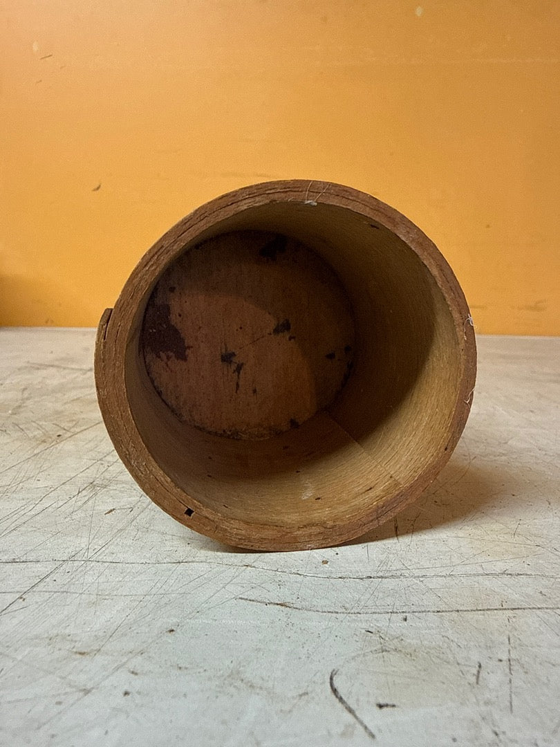Mesure ancienne Double Décilitre – Récipient en bois