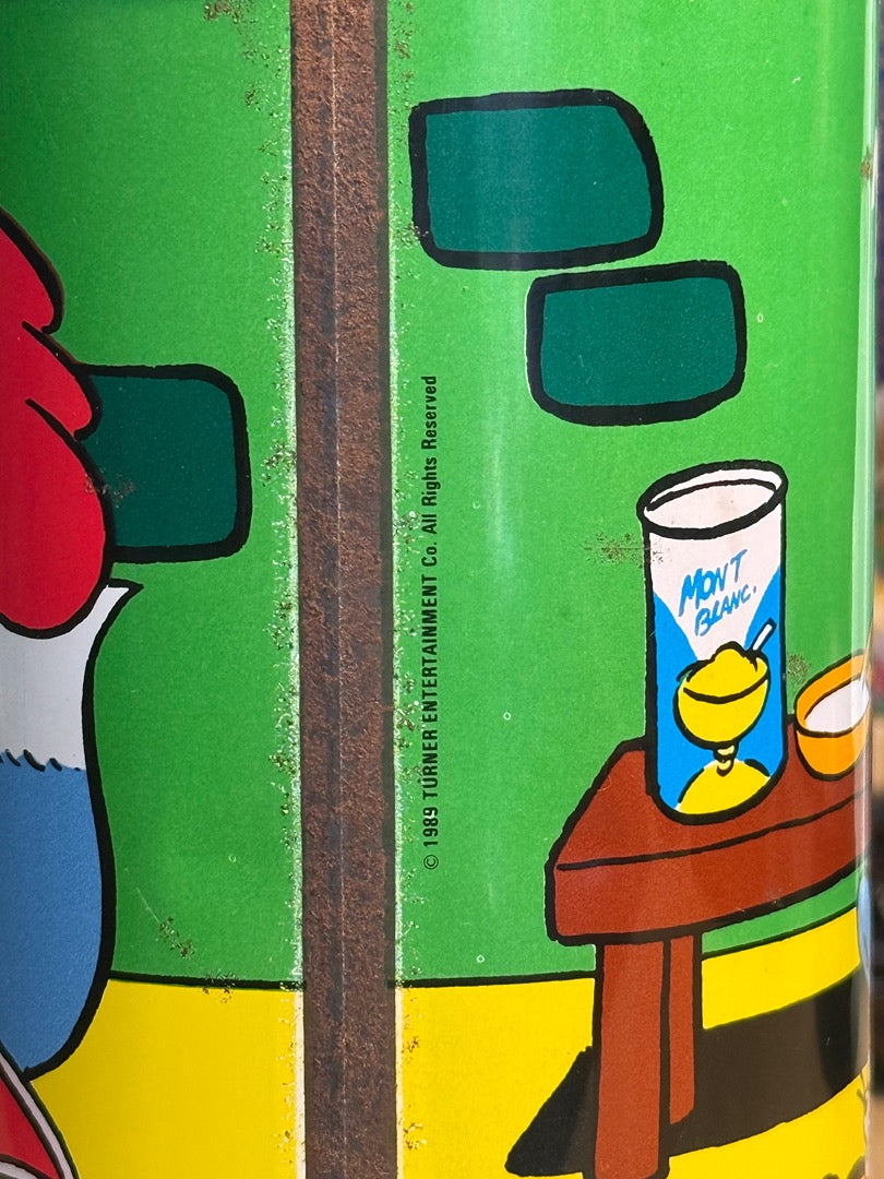 Tirelire vintage Mont Blanc Tom et Jerry 1989 vert