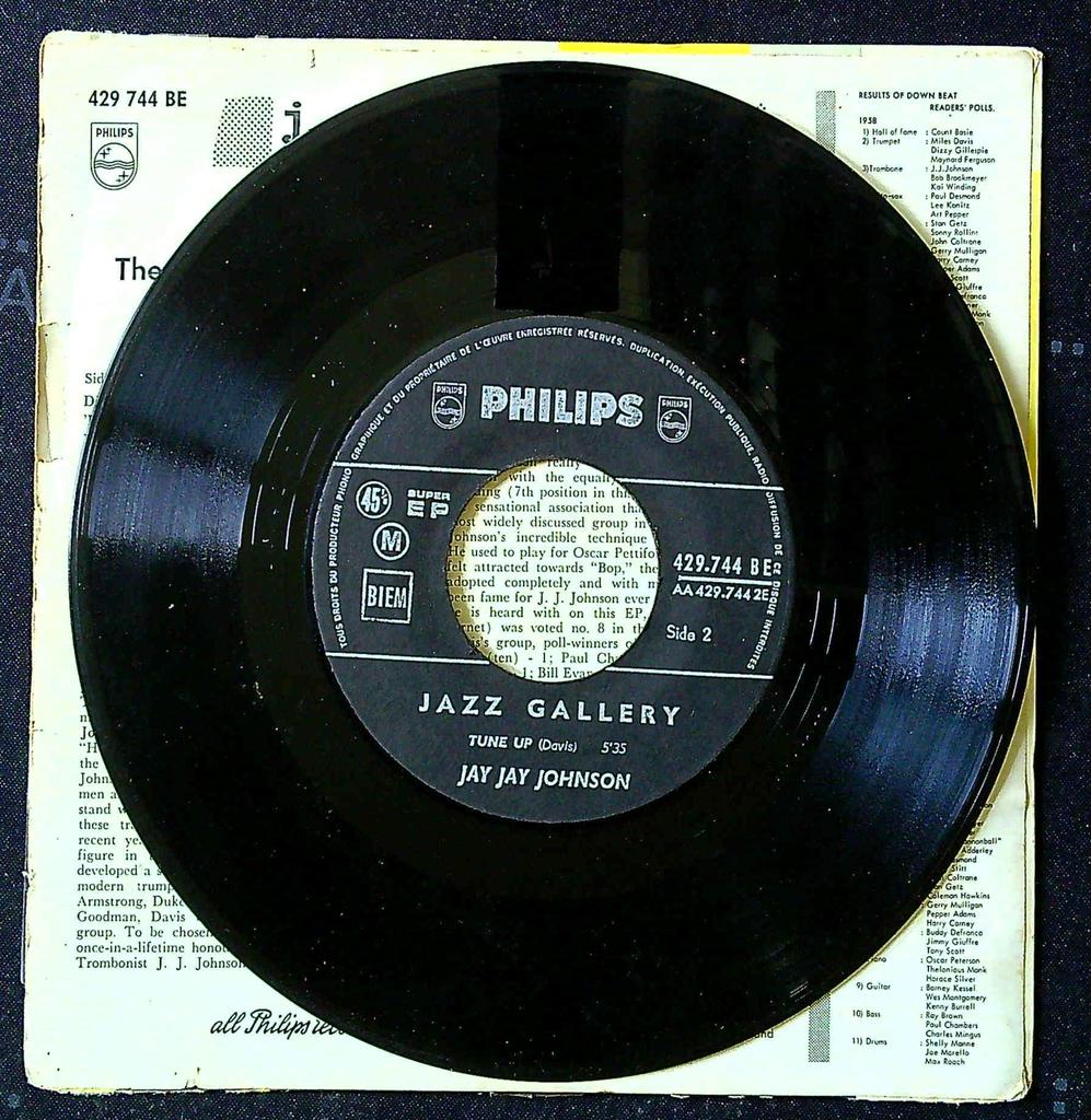 Disque vinyle – Miles Davis / Jj Johnson – Musique – Ep 1960