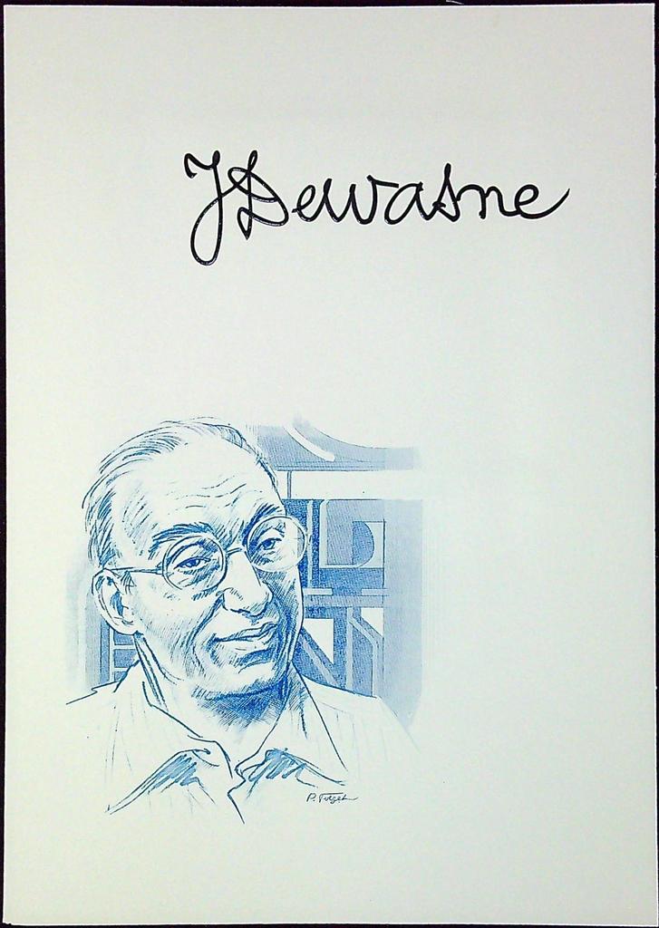 Jean Dewasne Enveloppe Dépliant Timbre 1er jour Encart Fdc Yvert et Tellier