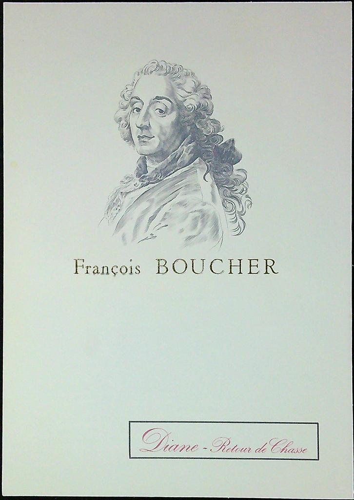 François Boucher Enveloppe Dépliant Timbre 1er jour Encart Fdc Yvert et Tellier