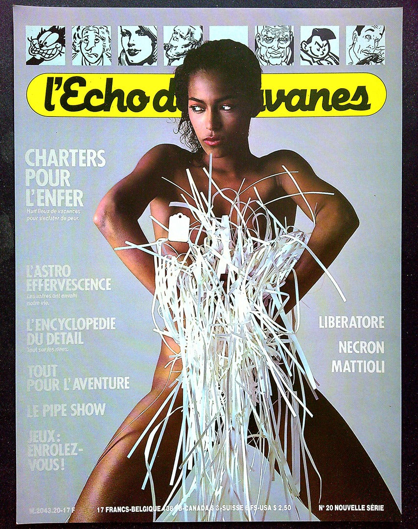 Affiche de Kiosque Plv Promo magazine L'écho des Savanes N°20 Liberatore
