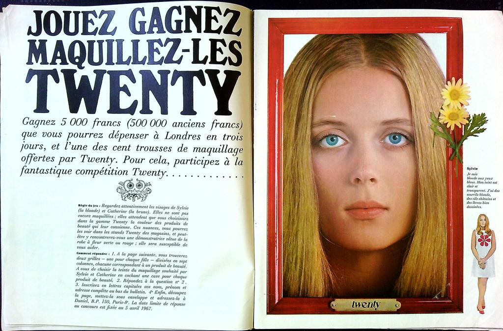 Magazine – Mademoiselle Âge Tendre Avril 1967 – Presse – Vintage