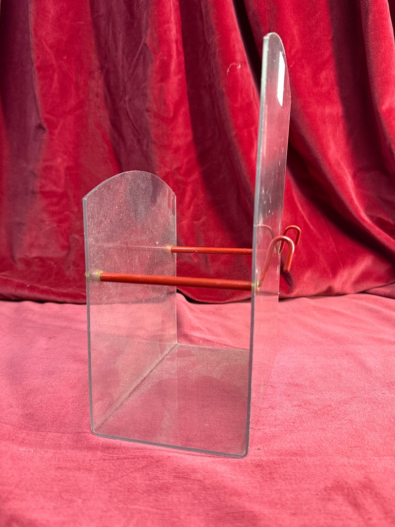 Porte-revues Télé Poche en plexiglas transparent