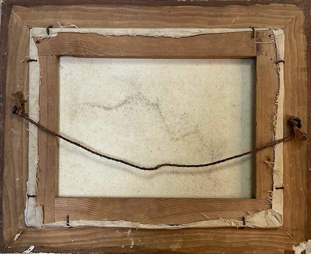 Tableau représentant un pot de géranium