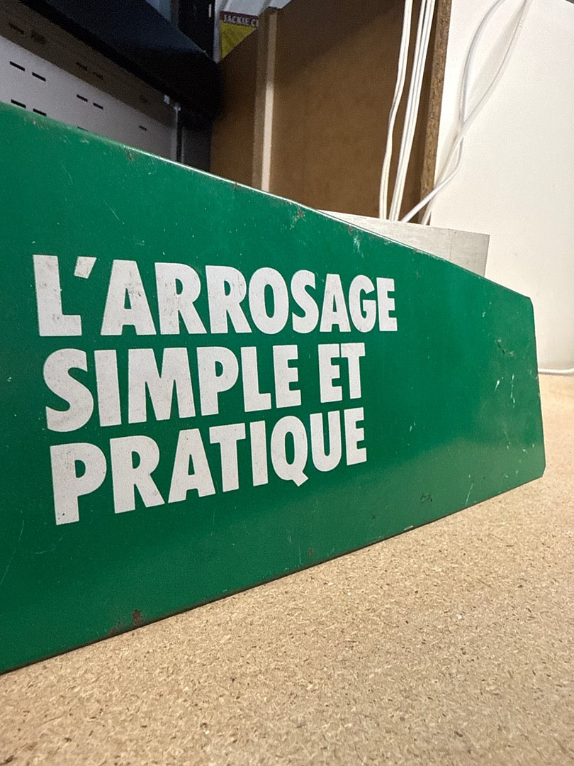 Plaque publicitaire vintage Kb After Sun
