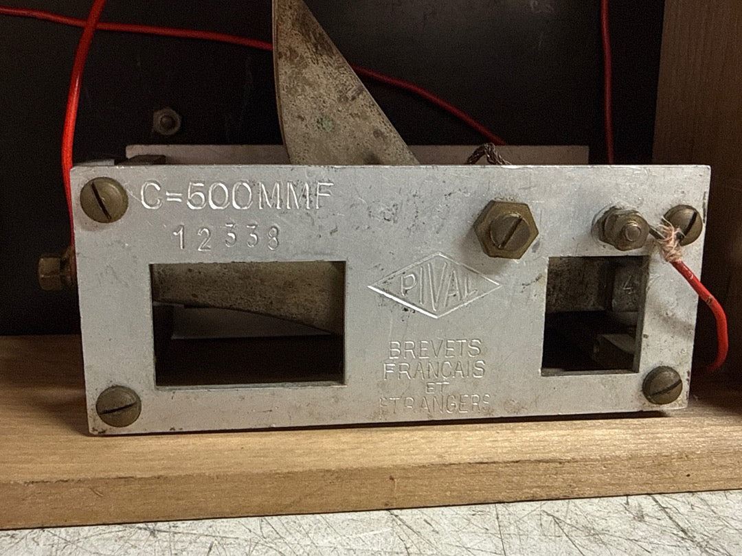 Poste à galène – Pival – Radio – Récepteur vintage bois