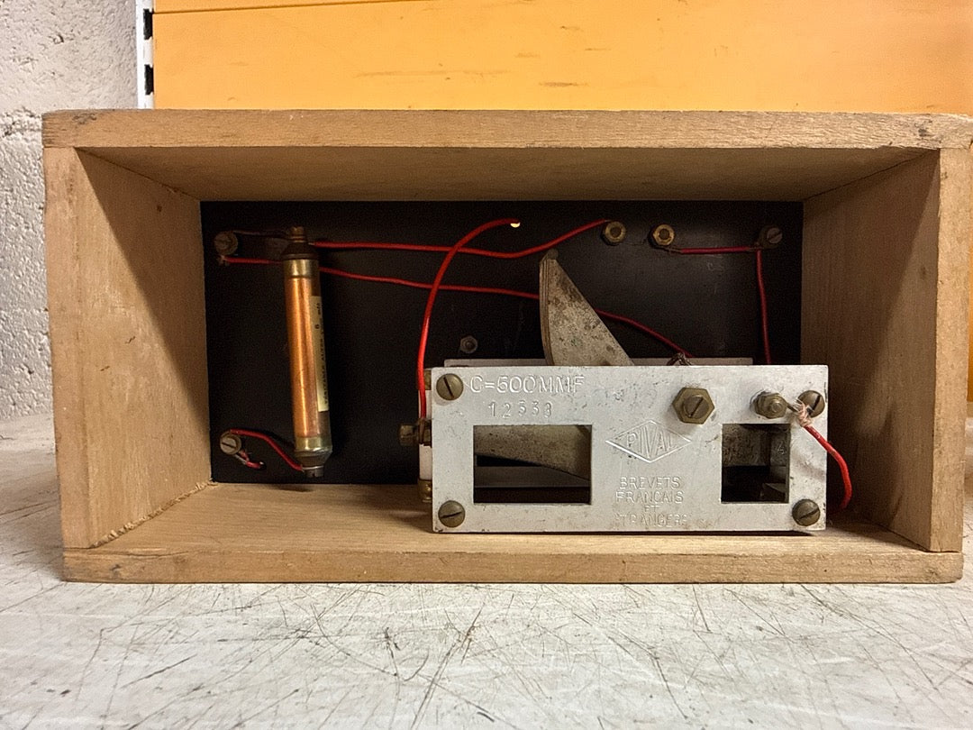 Poste à galène – Pival – Radio – Récepteur vintage bois