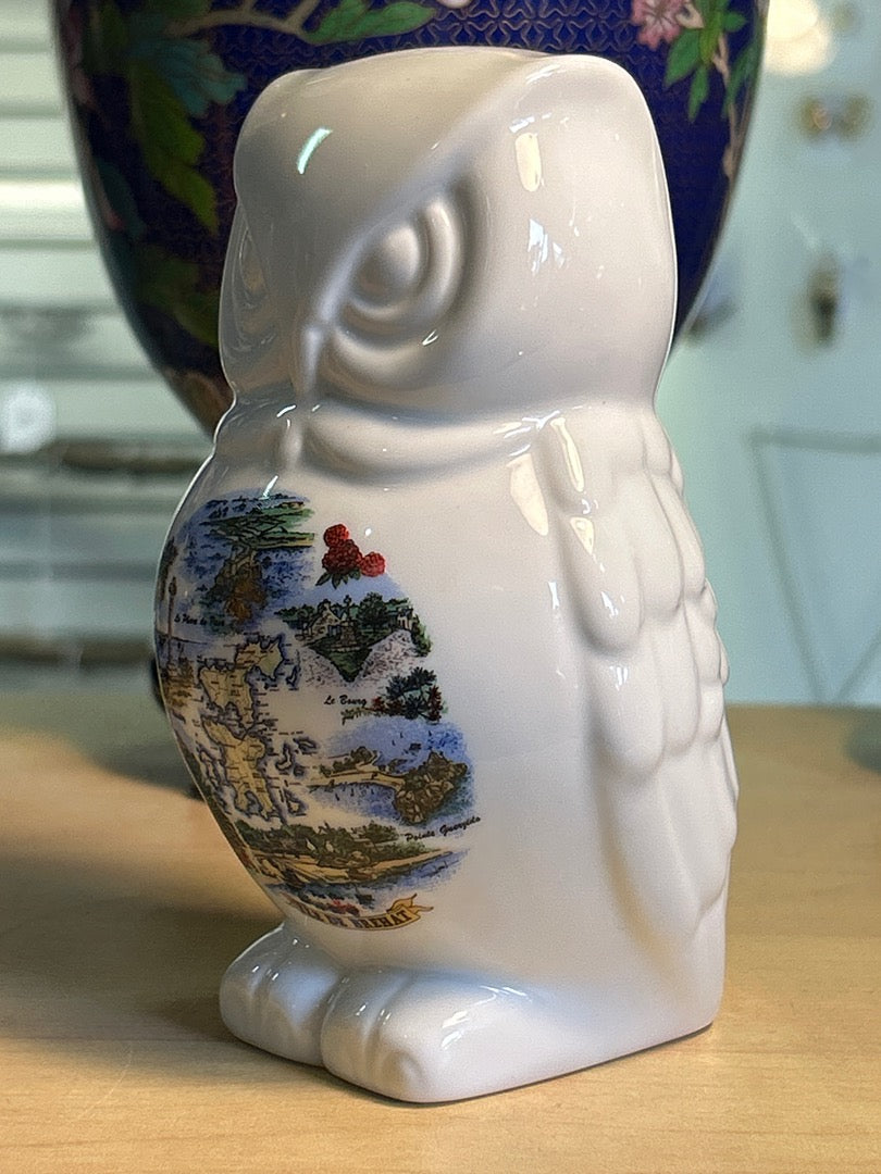 Tirelire Hibou Souvenir Île de Bréhat